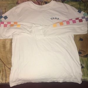 Long sleeve White Vans Shirt